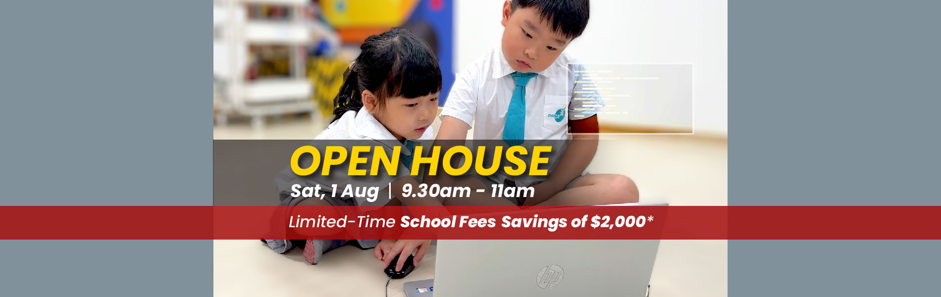 Open House on Sat, 1 August